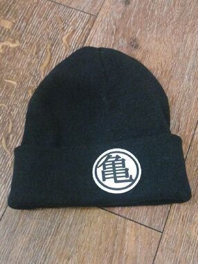 Dragon Ball Z Goku Turtle Hermit Kanji Symbol Cuffed Beanie Hat